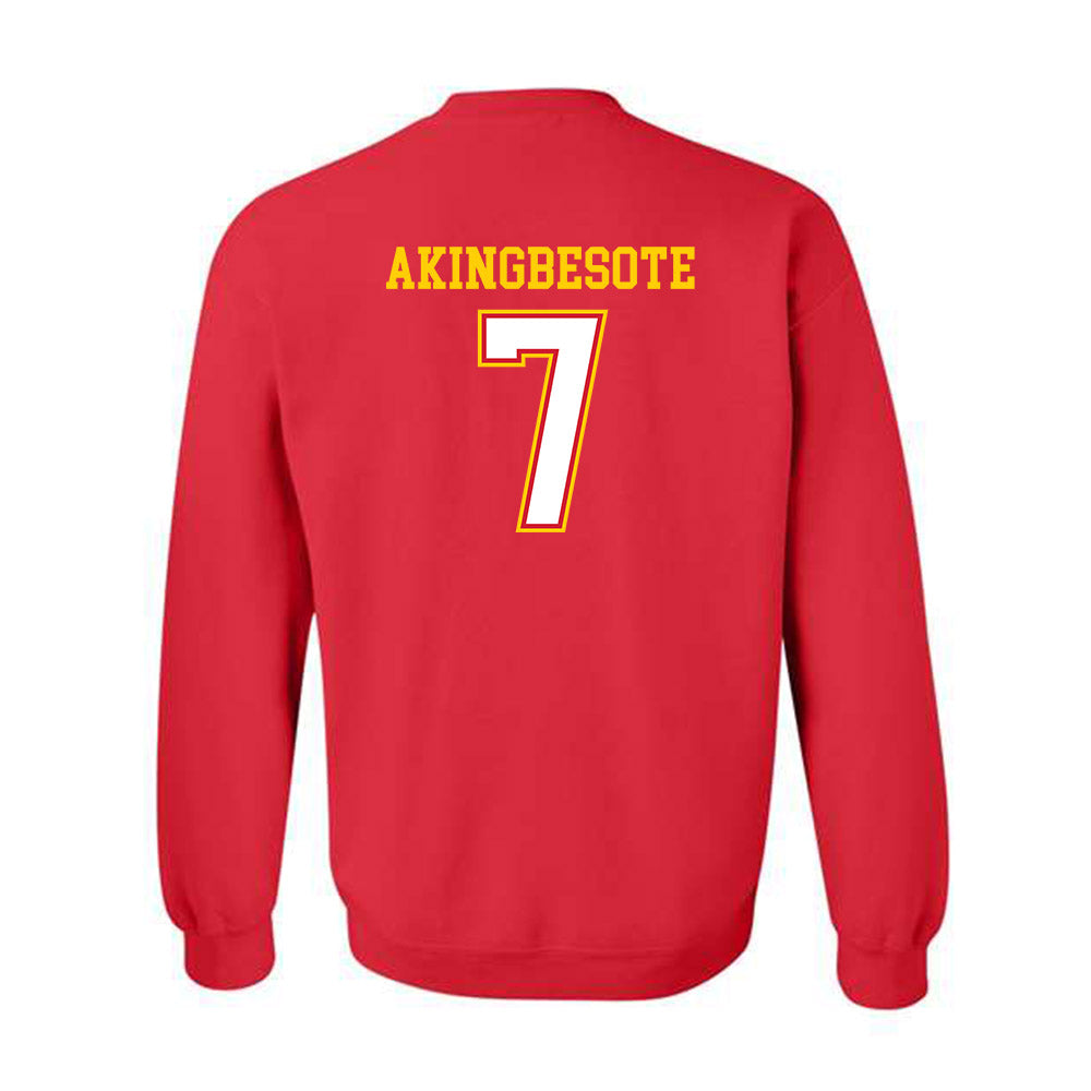 Maryland - NCAA Football : Tommy Akingbesote - Crewneck Sweatshirt