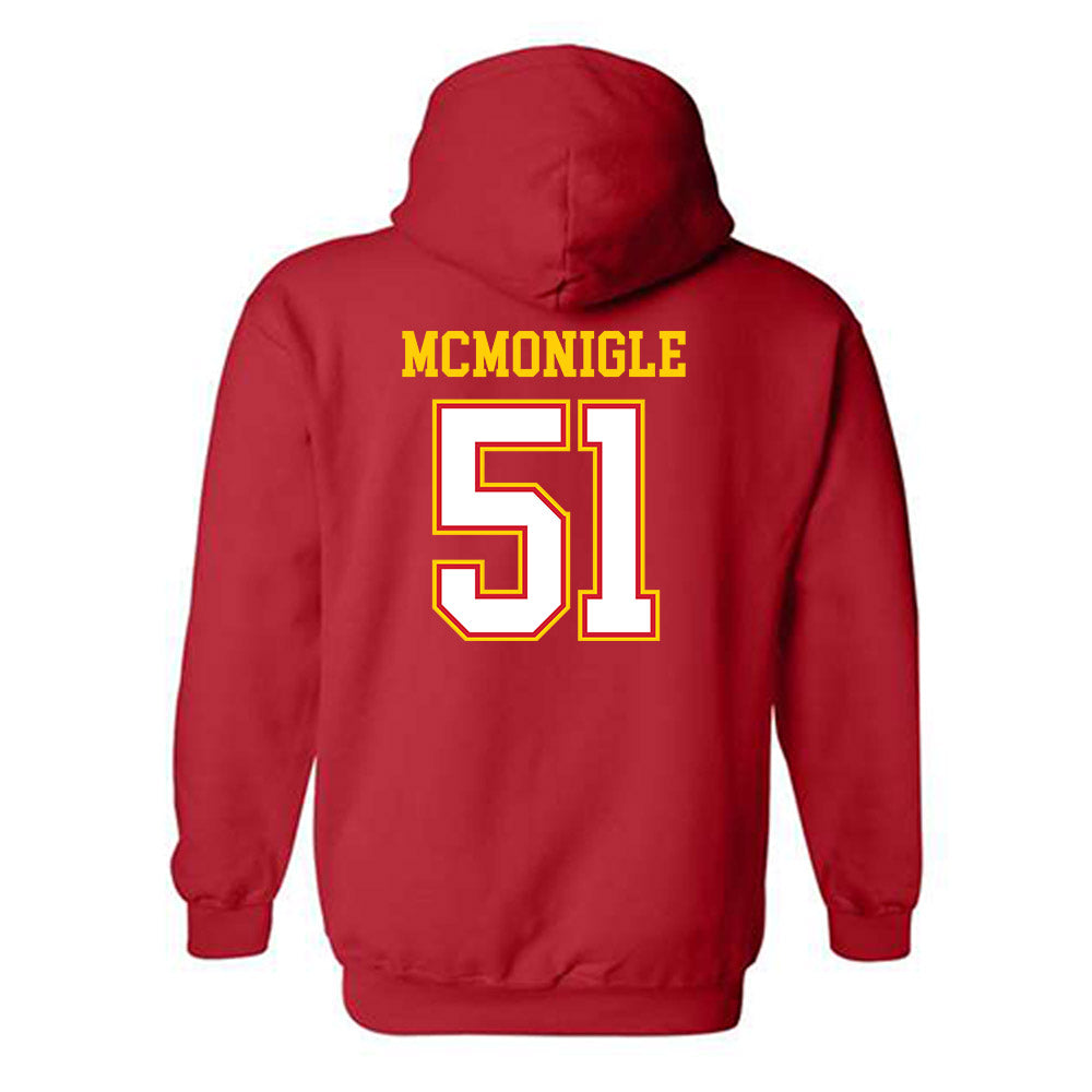 Maryland - NCAA Football : Michael McMonigle - Sports Shersey Hooded Sweatshirt-1