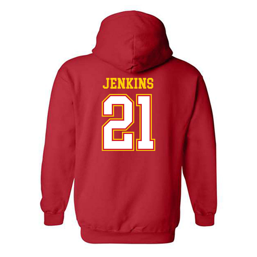 Maryland - NCAA Football : Judah Jenkins - Sports Shersey Hooded Sweatshirt