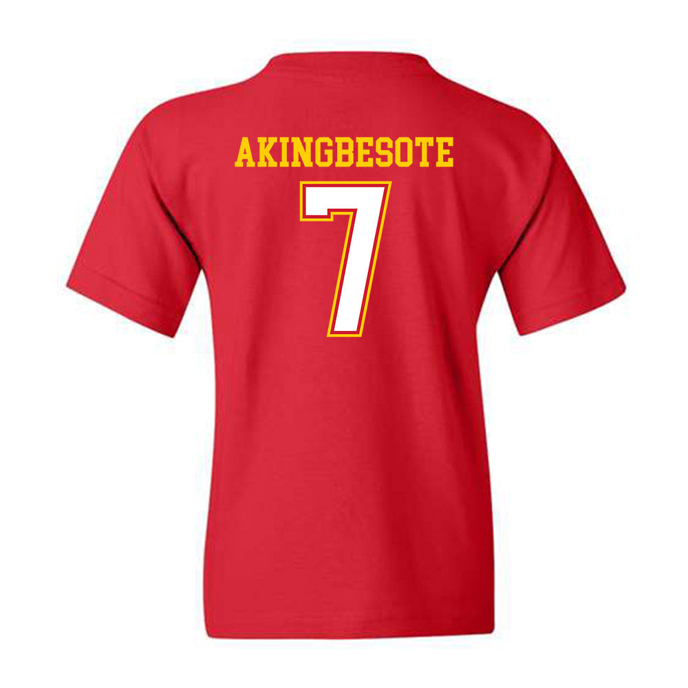 Maryland - NCAA Football : Tommy Akingbesote - Youth T-Shirt