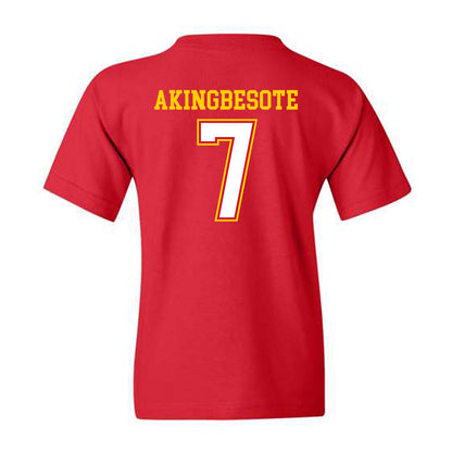 Maryland - NCAA Football : Tommy Akingbesote - Youth T-Shirt