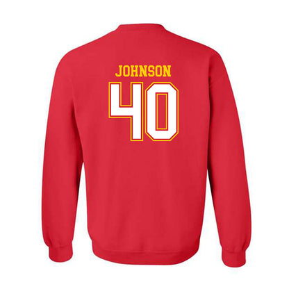 Maryland - NCAA Football : Taizse Johnson - Sports Shersey Crewneck Sweatshirt