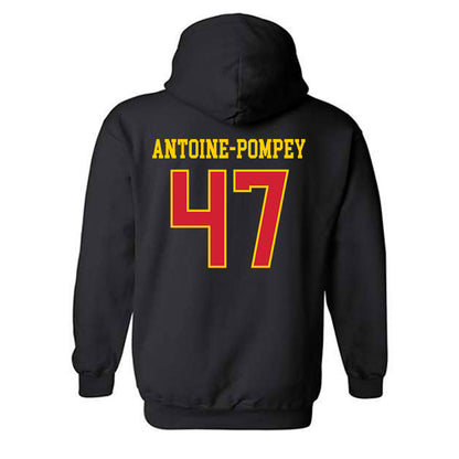 Maryland - NCAA Football : Sebastian Antoine-Pompey - Sports Shersey Hooded Sweatshirt