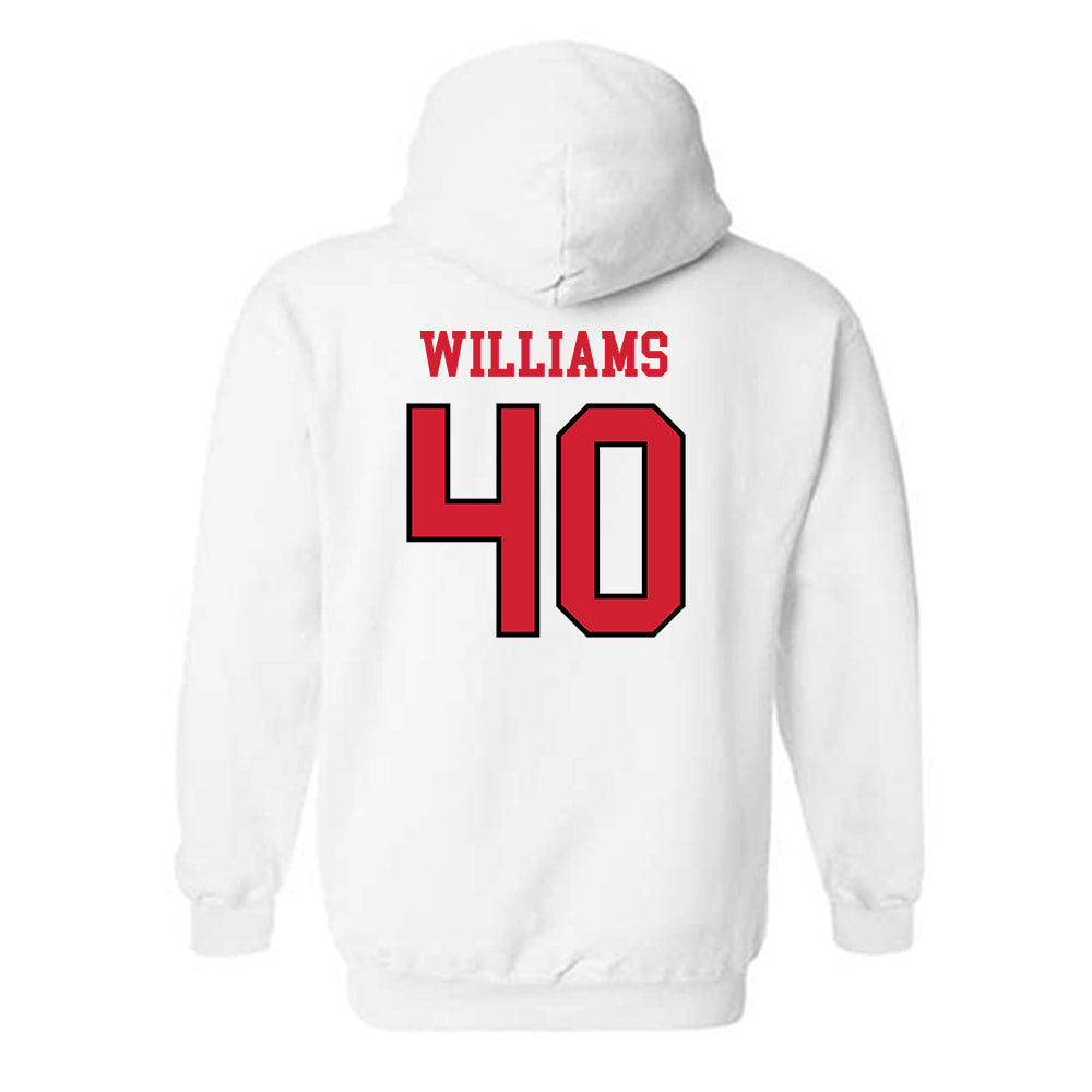 Maryland - NCAA Women's Basketball : Breanna Williams - Sports Shersey Hooded Sweatshirt-1