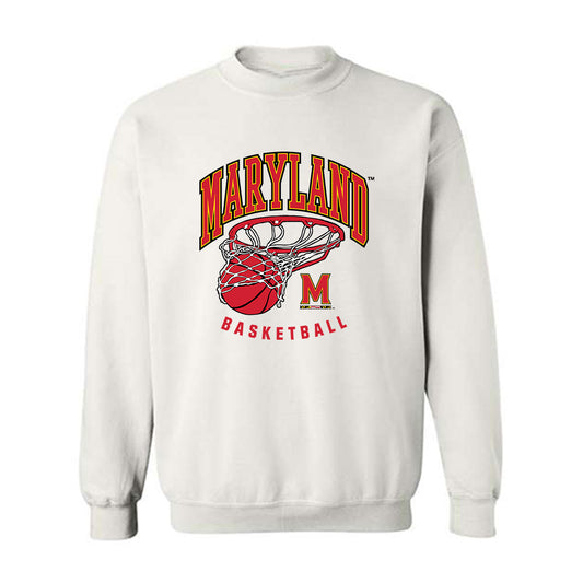 Maryland - NCAA Men's Basketball : Lukas Sotell - Sports Shersey Crewneck Sweatshirt-0