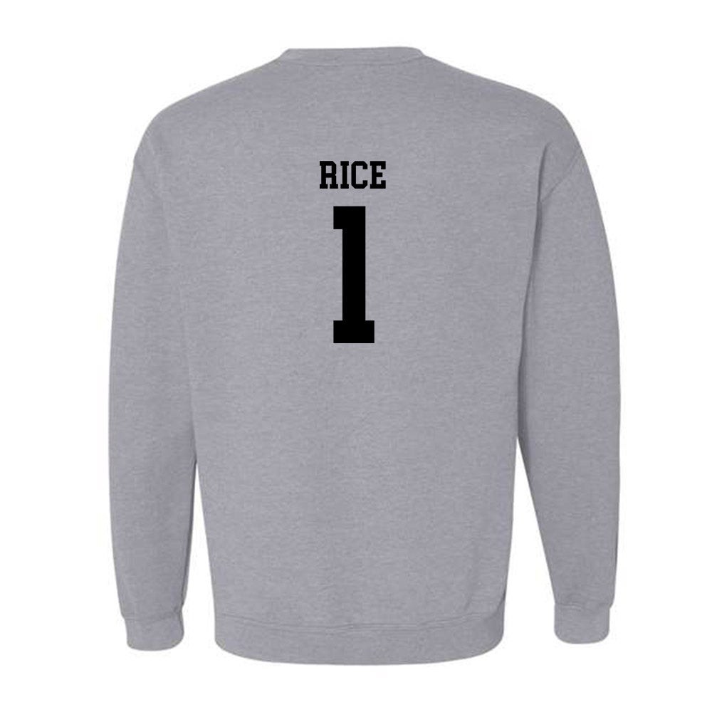 Maryland - NCAA Men's Basketball : Rodney Rice - Sports Shersey Crewneck Sweatshirt-1