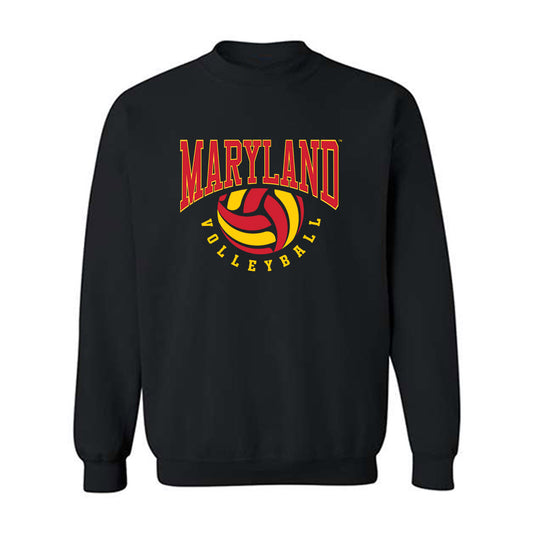 Maryland - NCAA Women's Volleyball : Annika Sokol - Sports Shersey Crewneck Sweatshirt-0