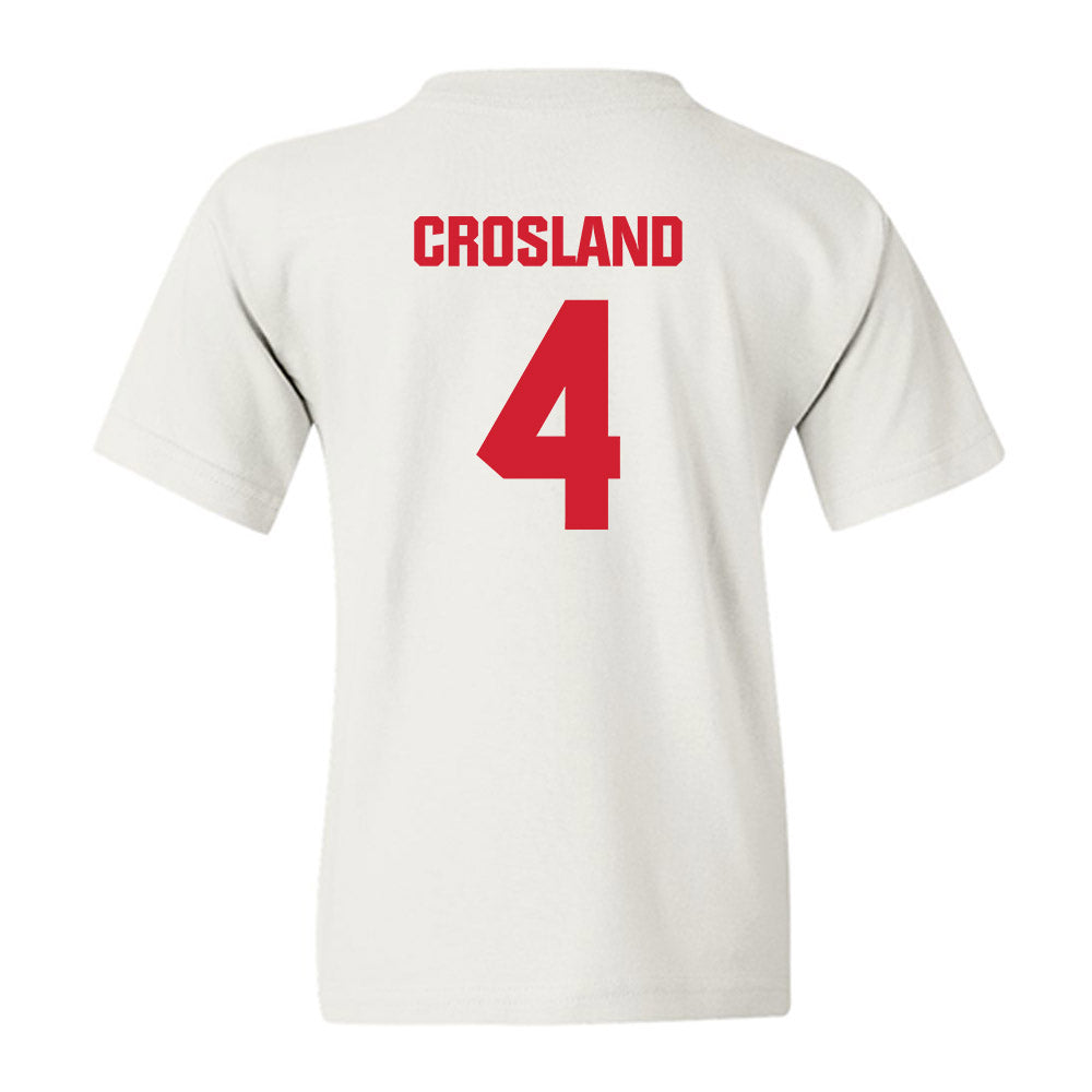 Maryland - NCAA Baseball : Jordan Crosland - Sports Shersey Youth T-Shirt-1