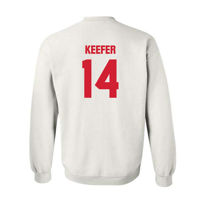 Maryland - NCAA Baseball : Luke Keefer - Sports Shersey Crewneck Sweatshirt-1