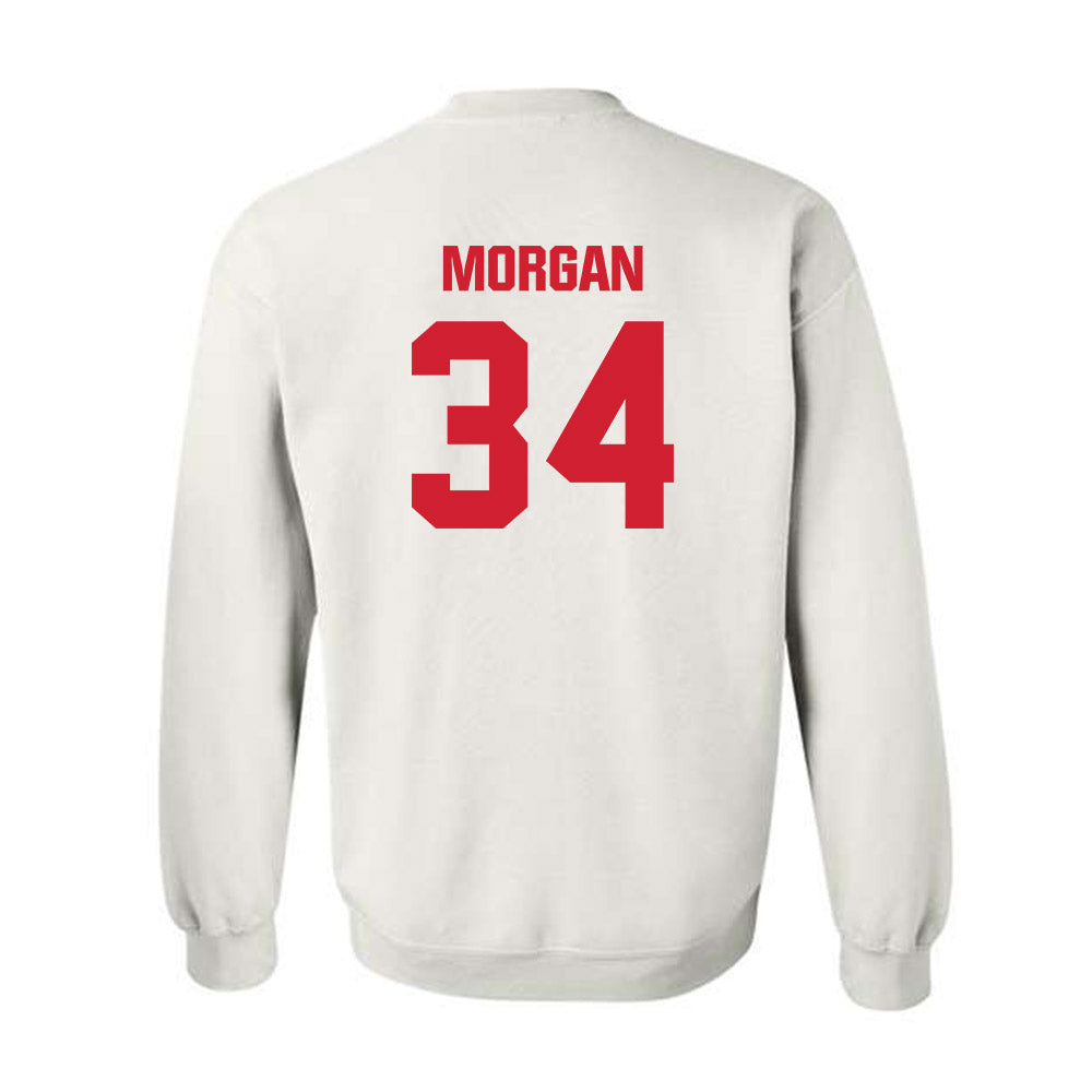 Maryland - NCAA Baseball : Jake Morgan - Sports Shersey Crewneck Sweatshirt-1