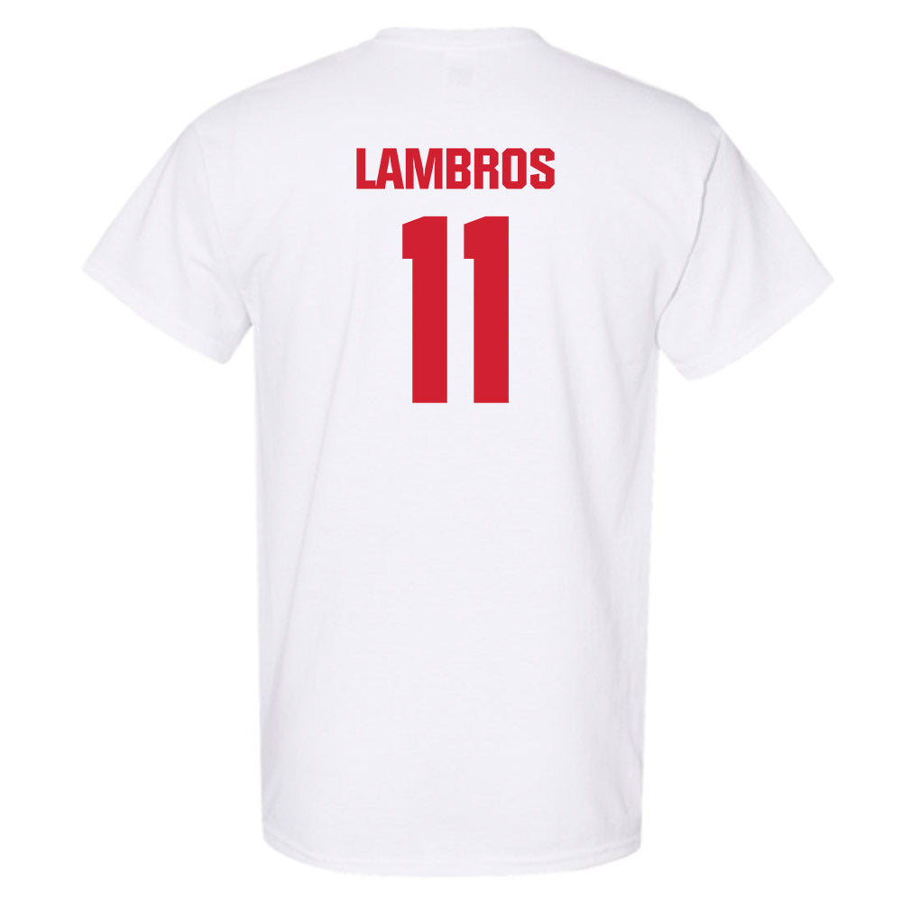 Maryland - NCAA Baseball : Elijah Lambros - Sports Shersey T-Shirt-1