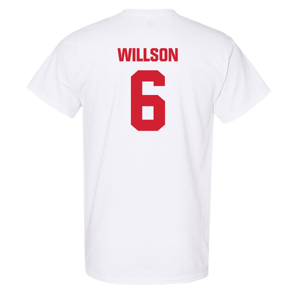 Maryland - NCAA Baseball : Liam Willson - Sports Shersey T-Shirt-1