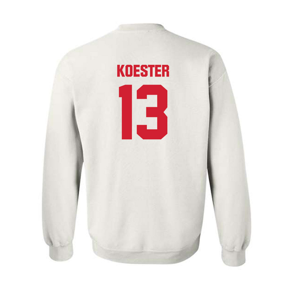 Maryland - NCAA Baseball : Logan Koester - Sports Shersey Crewneck Sweatshirt-1