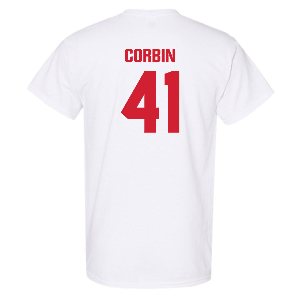 Maryland - NCAA Baseball : Parker Corbin - Sports Shersey T-Shirt-1