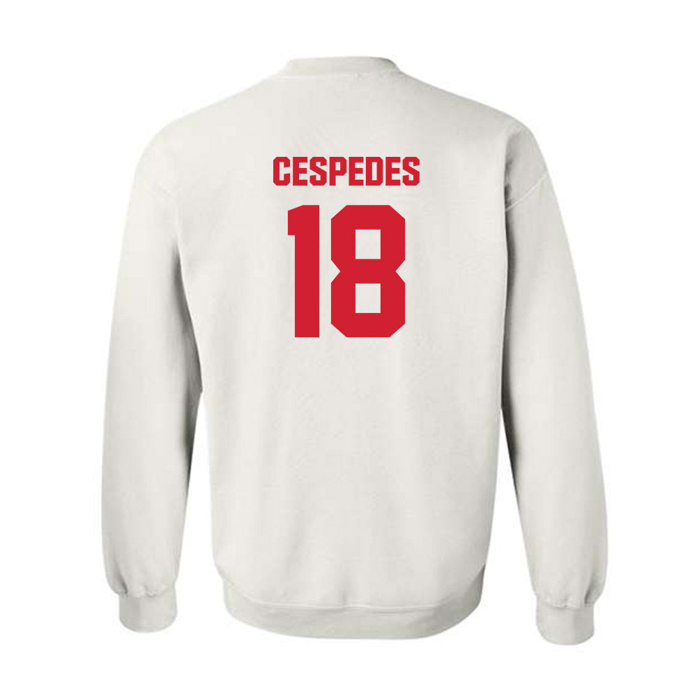 Maryland - NCAA Baseball : Cristofer Cespedes - Sports Shersey Crewneck Sweatshirt-1