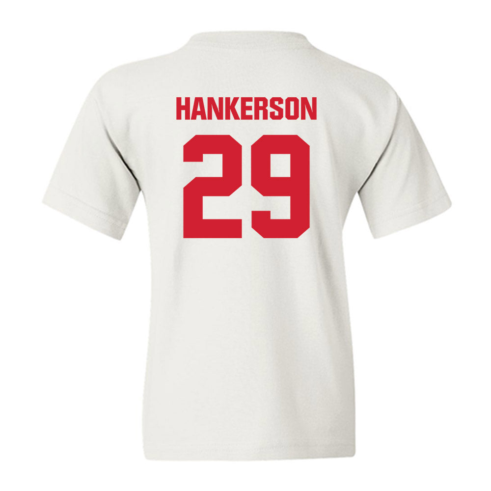 Maryland - NCAA Baseball : EJ Hankerson - Sports Shersey Youth T-Shirt-1