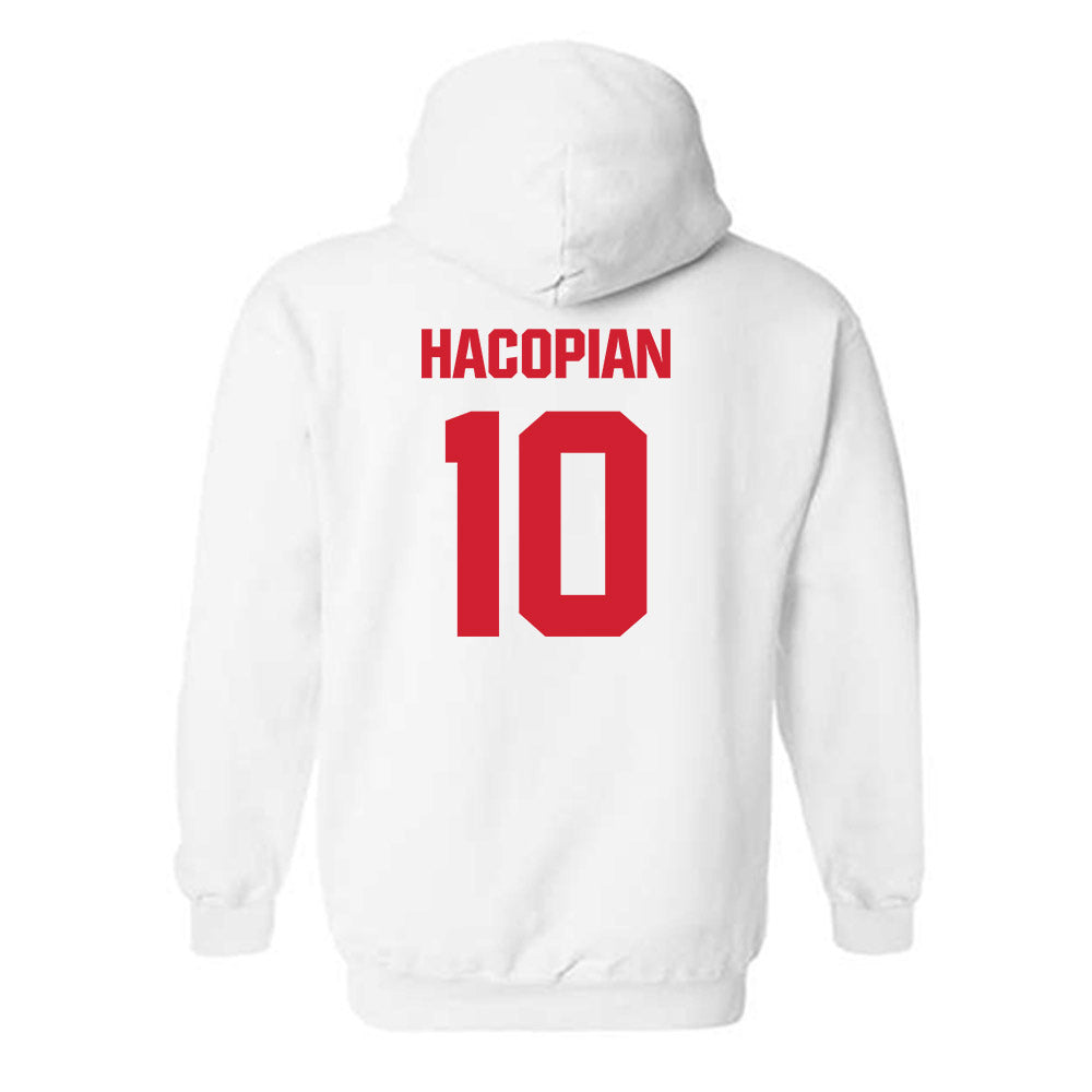 Maryland - NCAA Baseball : Chris Hacopian - Sports Shersey Hooded Sweatshirt-1