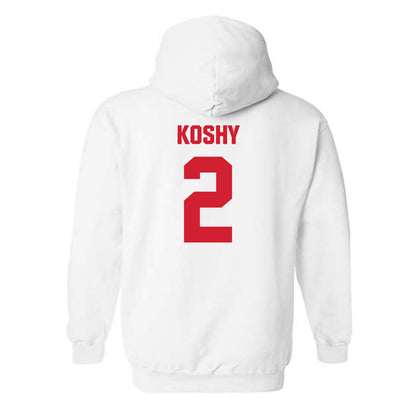 Maryland - NCAA Baseball : Andrew Koshy - Sports Shersey Hooded Sweatshirt-1