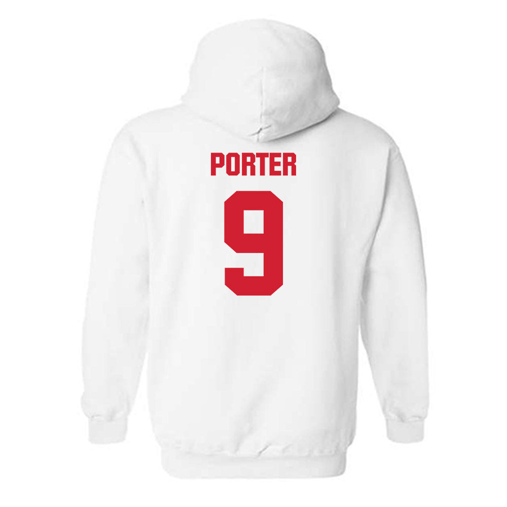 Maryland - NCAA Baseball : Hollis Porter - Sports Shersey Hooded Sweatshirt-1