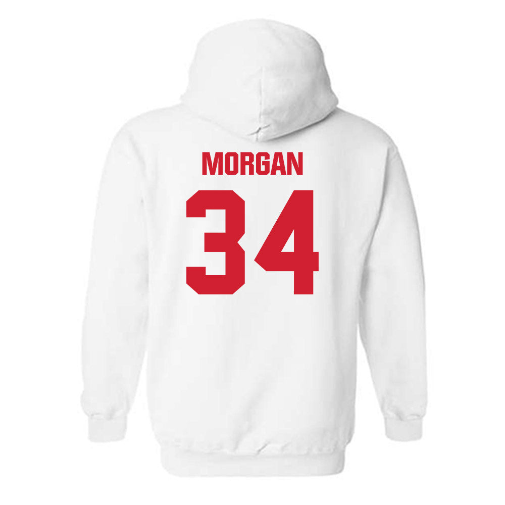 Maryland - NCAA Baseball : Jake Morgan - Sports Shersey Hooded Sweatshirt-1