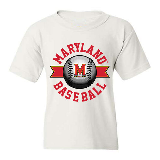 Maryland - NCAA Baseball : EJ Hankerson - Sports Shersey Youth T-Shirt-0