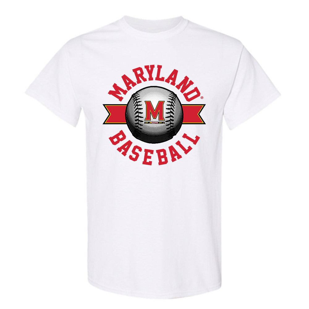 Maryland - NCAA Baseball : Elijah Lambros - Sports Shersey T-Shirt-0