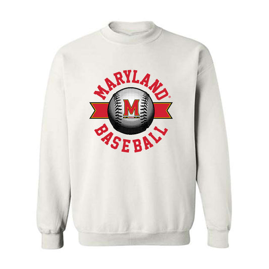 Maryland - NCAA Baseball : Jake Yeager - Sports Shersey Crewneck Sweatshirt-0