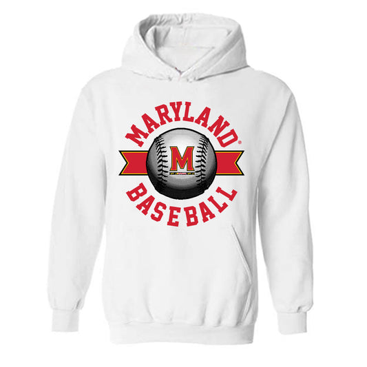 Maryland - NCAA Baseball : Brayden Martin - Sports Shersey Hooded Sweatshirt-0