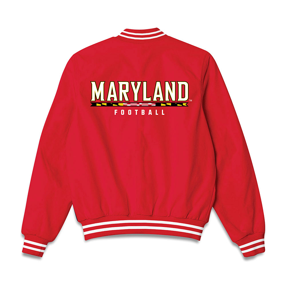Maryland - NCAA Football : Ryan Howerton - Bomber Jacket