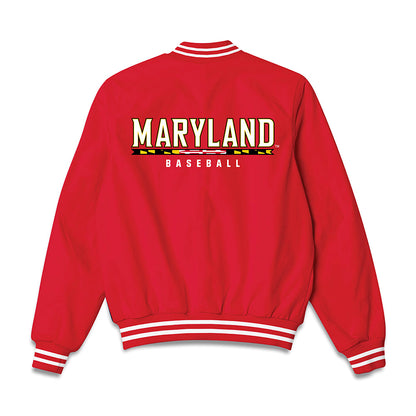 Maryland - NCAA Baseball : Devin Milberg - Bomber Jacket-1