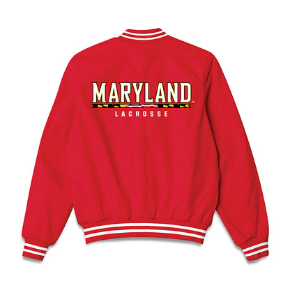Maryland - NCAA Men's Lacrosse : Trace Davidson - Bomber Jacket-1
