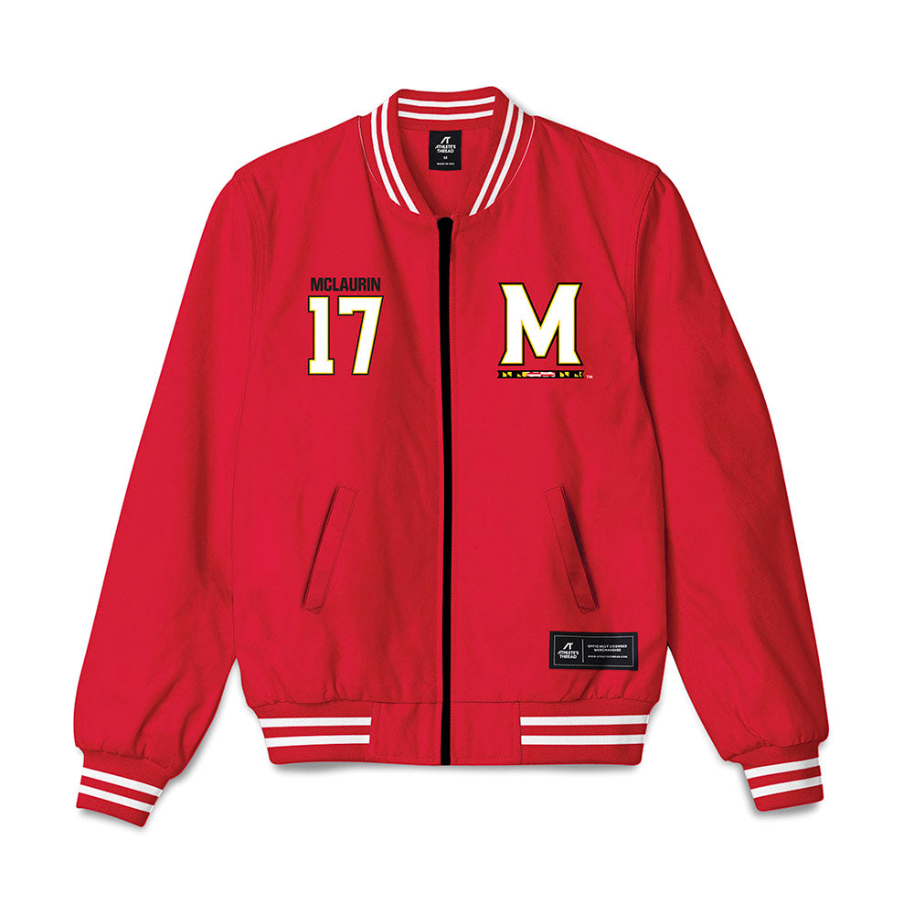 Maryland - NCAA Football : Josiah Mclaurin - Bomber Jacket