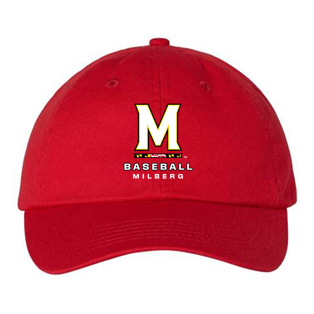 Maryland - NCAA Baseball : Devin Milberg - Dad Hat-0