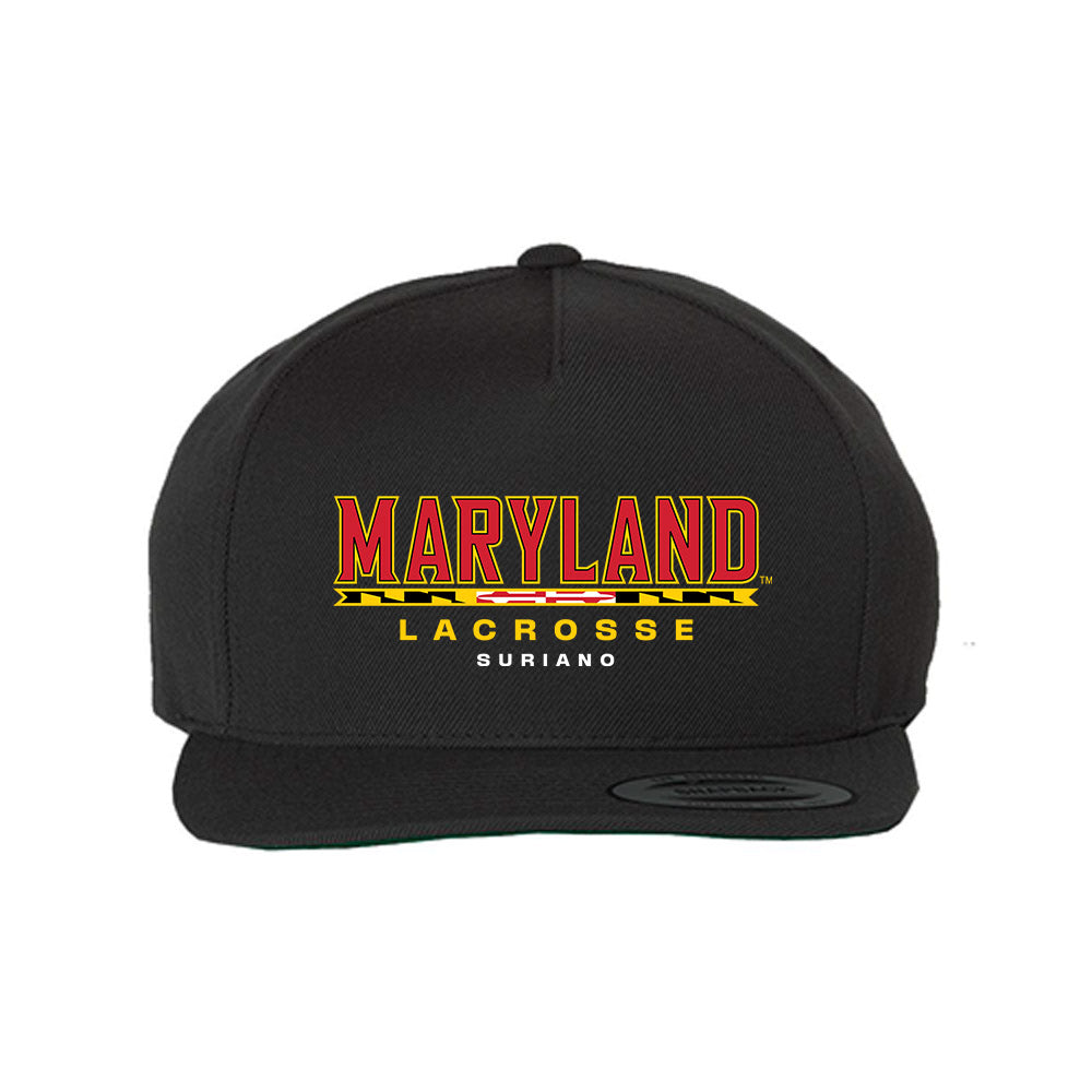 Maryland - NCAA Women's Lacrosse : JJ Suriano - Snapback Hat