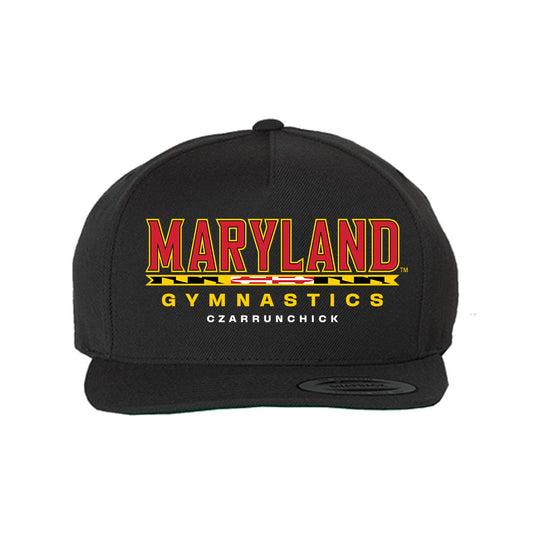 Maryland - NCAA Women's Gymnastics : Alexis Czarrunchick - Snapback Hat-0