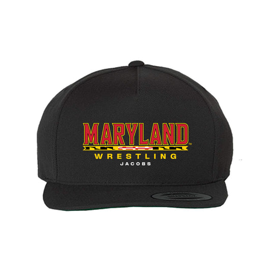 Maryland - NCAA Wrestling : Luke Jacobs - Snapback Hat