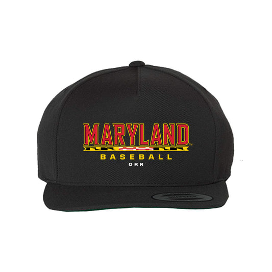 Maryland - NCAA Baseball : Jacob Orr - Snapback Hat