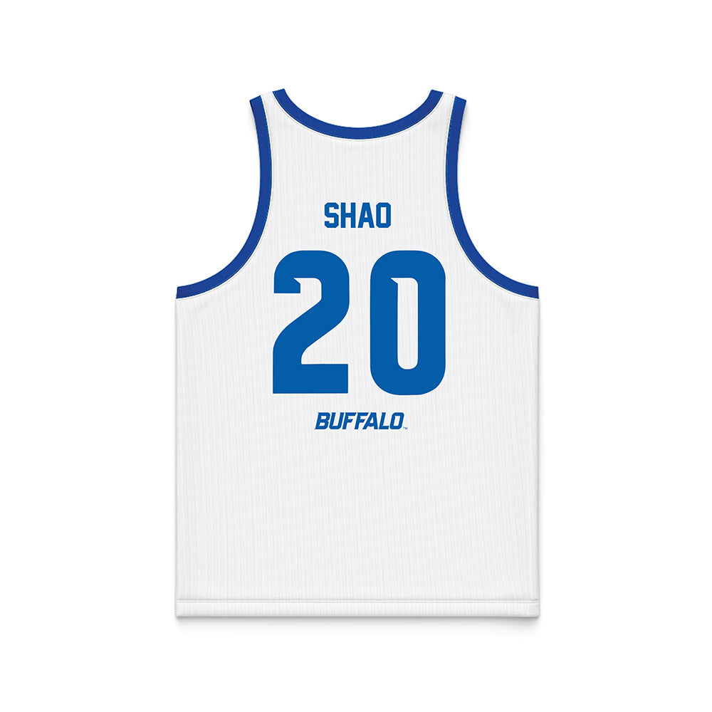 Buffalo - NCAA Men's Basketball : Daniel Shao - White Basketball Jersey