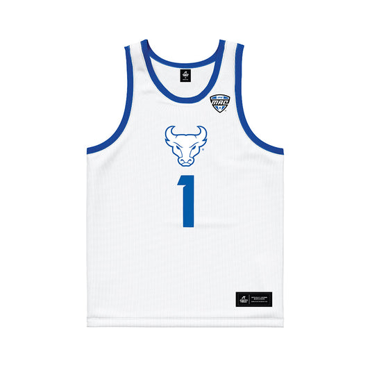 Buffalo - NCAA Men's Basketball : Noah Batchelor - White Basketball Jersey