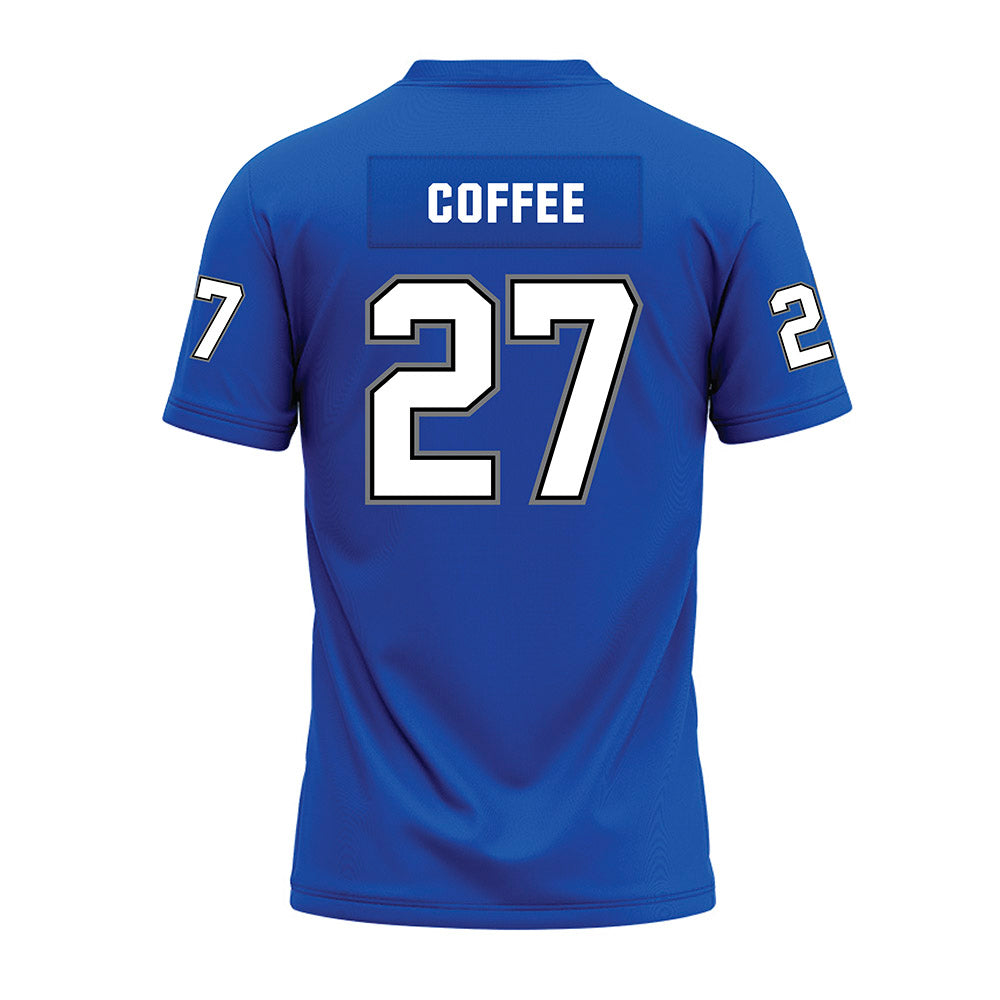 Buffalo - NCAA Football : Davion Coffee - Blue Premium Football Jersey-1