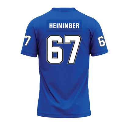 Buffalo - NCAA Football : Alex Heininger - Blue Premium Football Jersey
