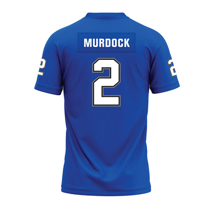 Buffalo - NCAA Football : Red Murdock - Blue Premium Football Jersey