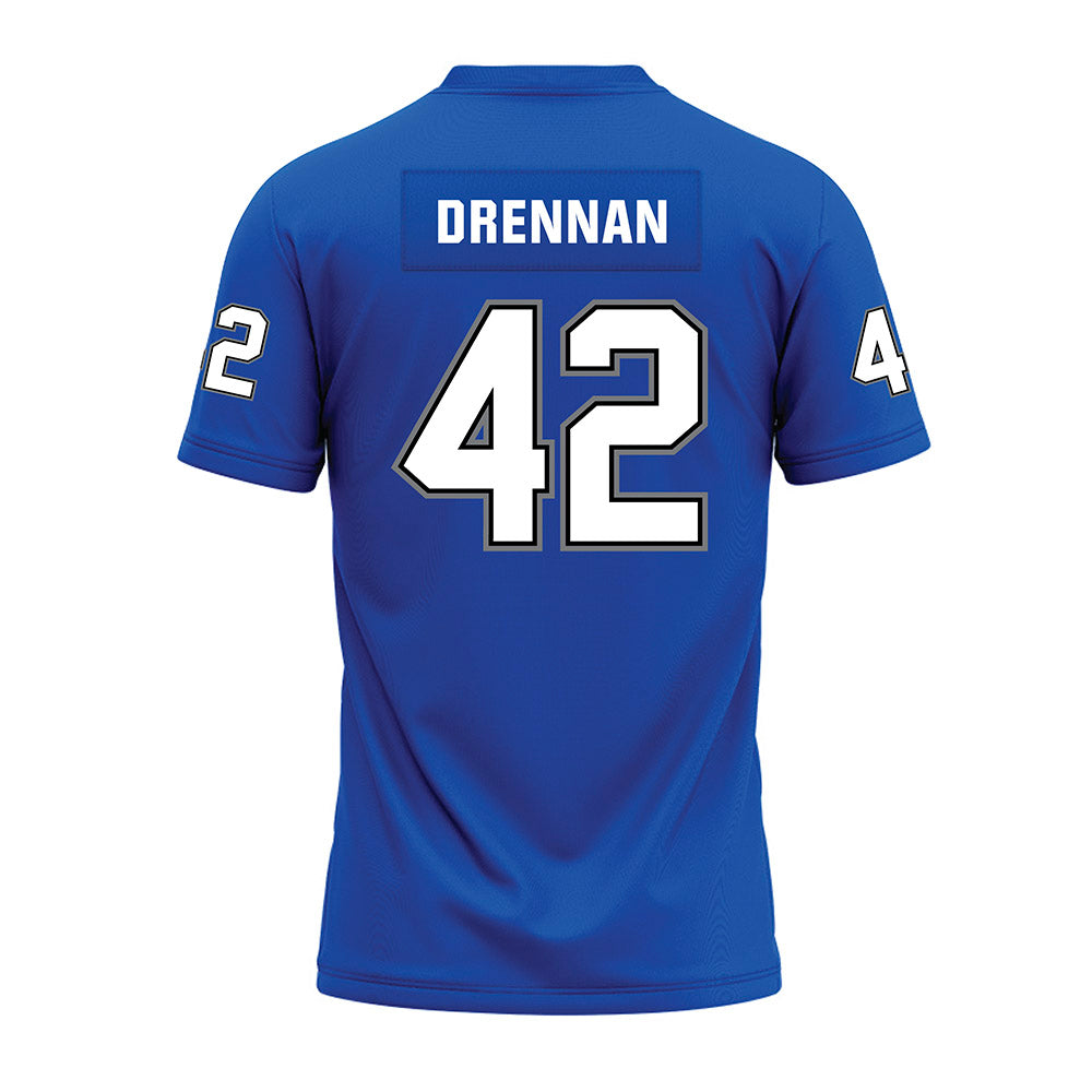 Buffalo - NCAA Football : Dylan Drennan - Blue Premium Football Jersey