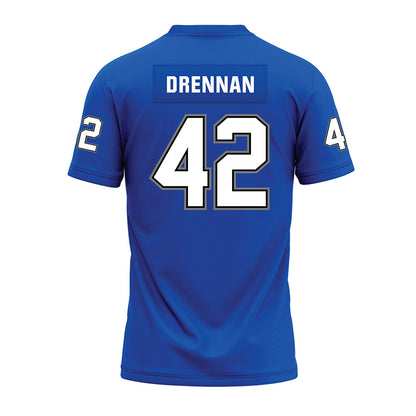 Buffalo - NCAA Football : Dylan Drennan - Blue Premium Football Jersey