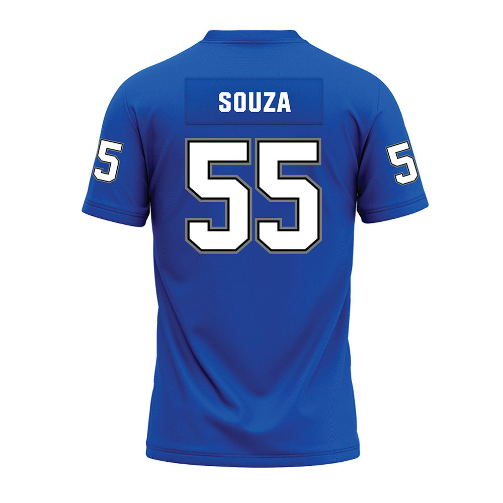 Buffalo - NCAA Football : Tristan Souza - Blue Premium Football Jersey