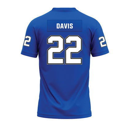 Buffalo - NCAA Football : Ronnell Davis - Blue Premium Football Jersey