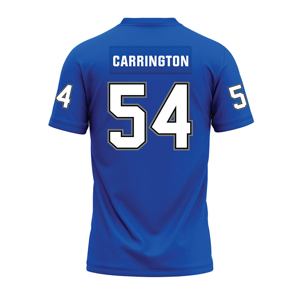 Buffalo - NCAA Football : James Carrington - Blue Premium Football Jersey