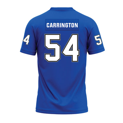 Buffalo - NCAA Football : James Carrington - Blue Premium Football Jersey