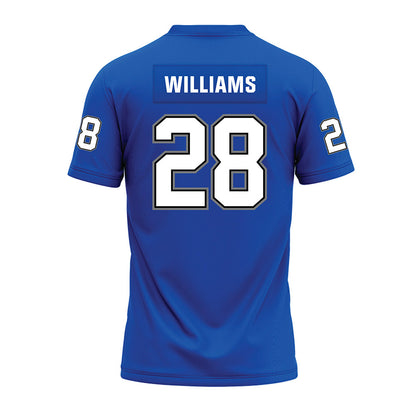 Buffalo - NCAA Football : Shey Williams - Blue Premium Football Jersey