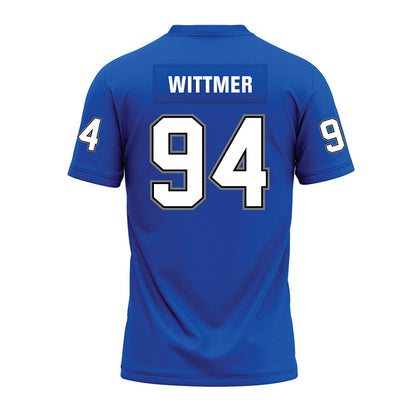 Buffalo - NCAA Football : Noah Wittmer - Blue Premium Football Jersey
